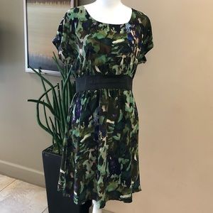 Camo Short Sleeve Dress XL!